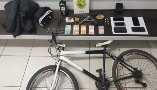 APÓS EFETUAREM DOIS ROUBOS, ASSALTANTES FORAM PRESOS PELA POLÍCIA MILITAR EM GUARAPUAVA.