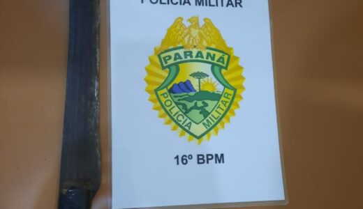 Filho foi preso em flagrante após agredir o pai em Prudentópolis.